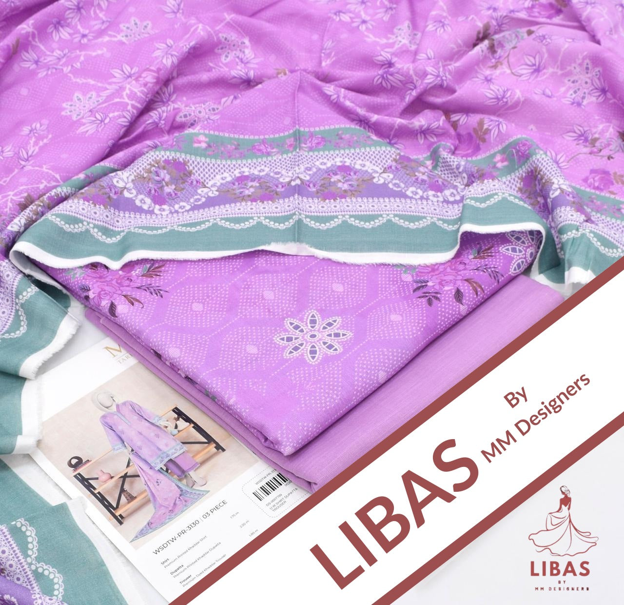 Premium 3 Piece KHADDAR Winter Collection 2025 - Unstitched