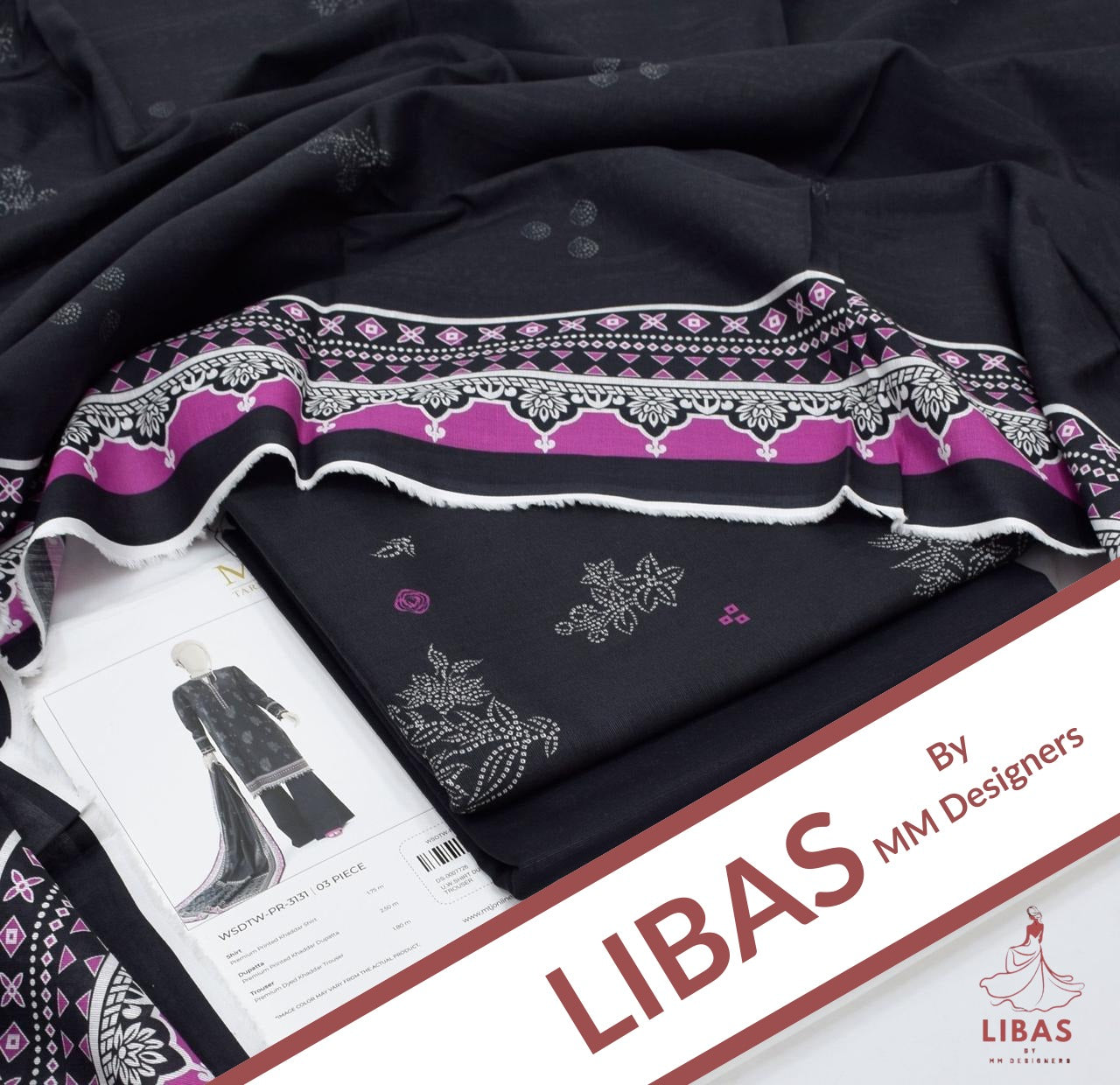 Premium 3 Piece KHADDAR Winter Collection 2025 - Unstitched
