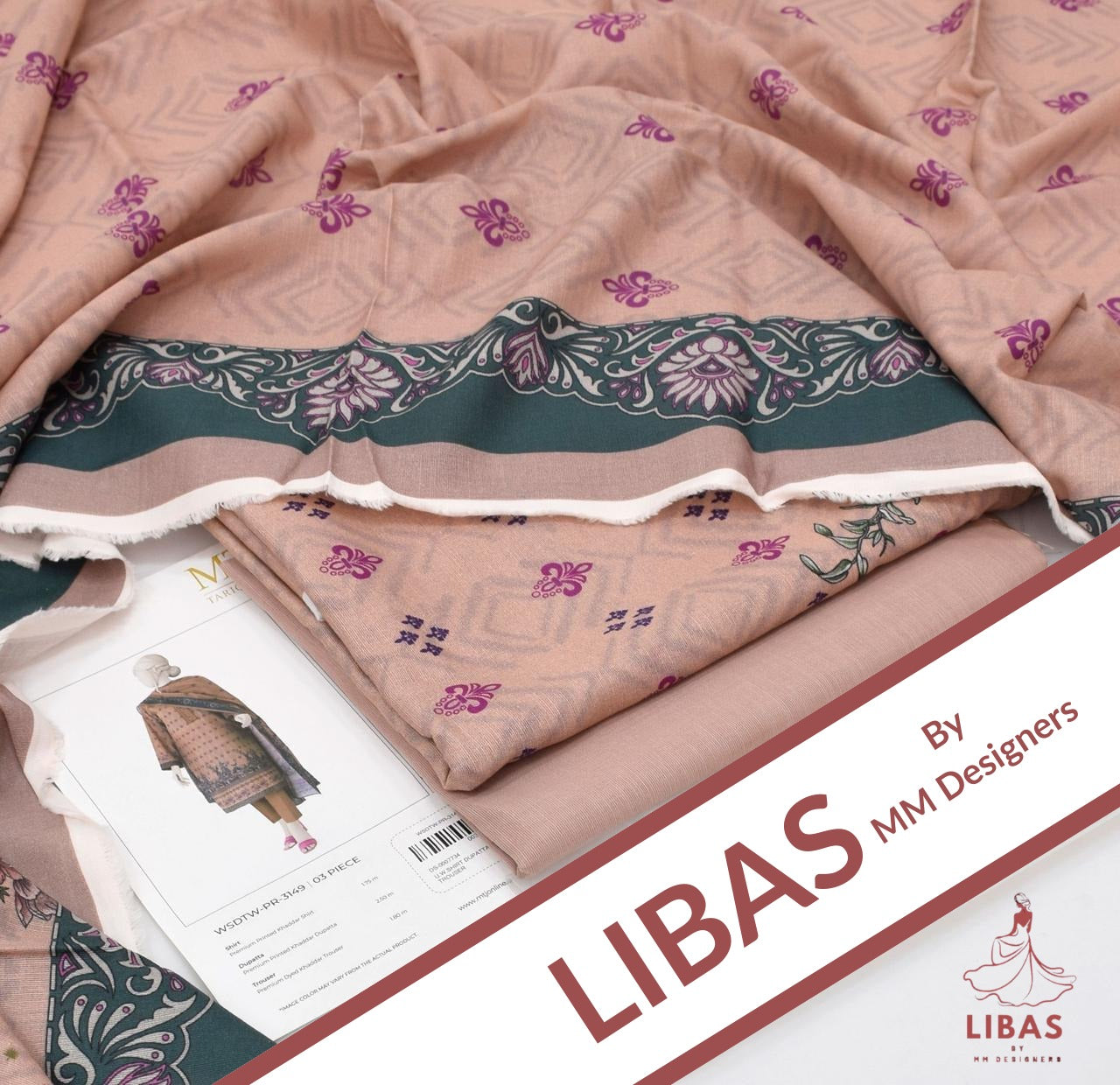 Premium 3 Piece KHADDAR Winter Collection 2025 - Unstitched