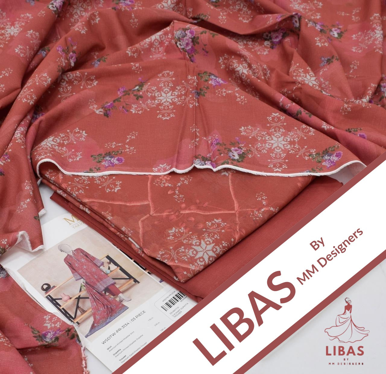 Premium 3 Piece KHADDAR Winter Collection 2025 - Unstitched