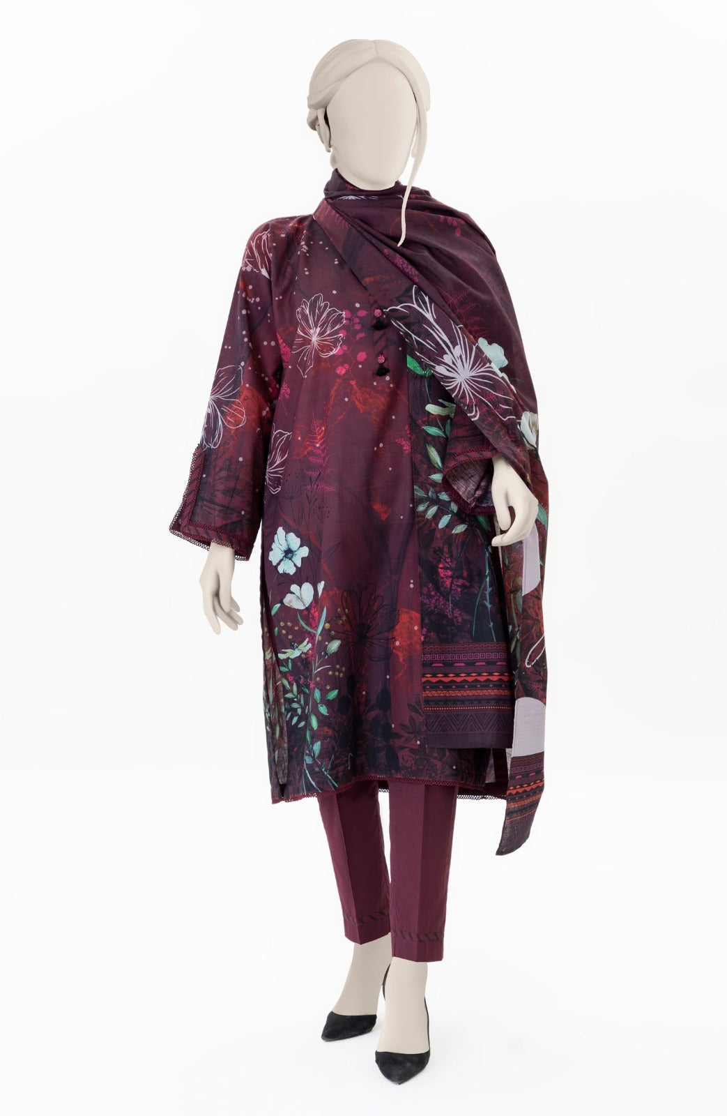 Premium 3 Piece KHADDAR Winter Collection 2025 - Unstitched