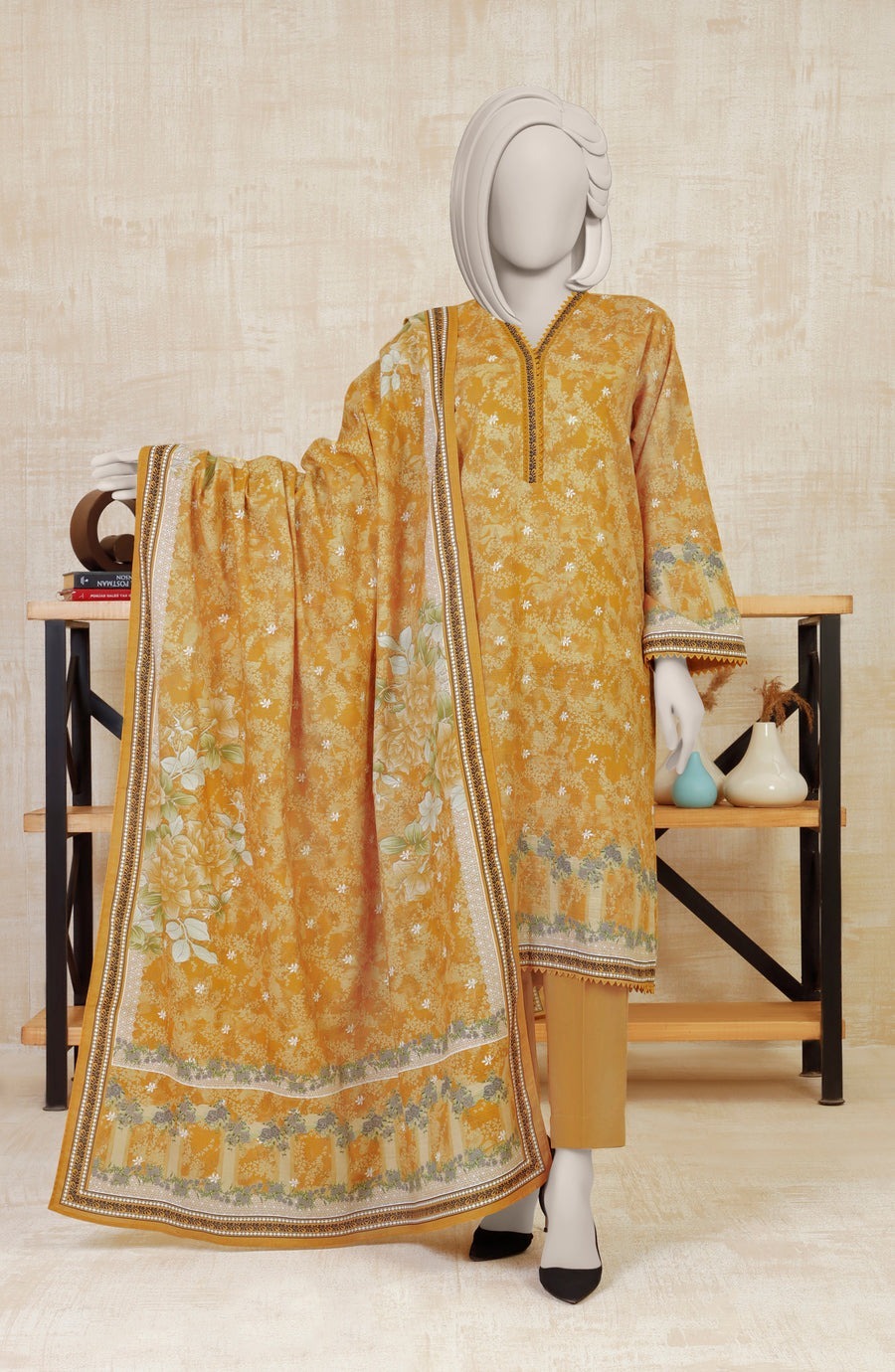 Premium 3 Piece KHADDAR Winter Collection 2025 - Unstitched